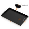 thumbnail image 2 of 36 Inch Flat Top Griddle Replacement Top for Blackstone 36" 4-Burner Gas Grill Cooking Station, Ceramic Coated Steel Griddle Top Replacement with Rear Grease System, Black, 2 of 8