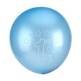 thumbnail image 5 of Anniversaryballoon 10Pcs Latex Balloons for Baby Birthday Anniversary Wedding Party Decor #1 1st Blue & Light Blue, 5 of 7