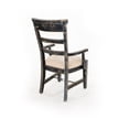 thumbnail image 6 of Marina Black Sand Side Chair with Cushion Seat (Set of 2), 6 of 6