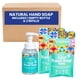 thumbnail image 1 of Kit básico de jabón de manos líquido de aloe verdaderamente libre - 1 botella dispensadora de 8.5 oz 2 recambios de jabón de manos - Hidratante sin secado con 10x aloe vera concentrado - Sin ingredien, 1 of 5