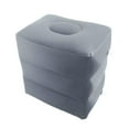 thumbnail image 2 of Oreiller Repose-Pieds de Voyage 2s, Tabouret Repose-Pieds de Lit Durable en Hauteur Gonflable pour les Jambes et les Pieds pour Voyager Gris, 2 of 8