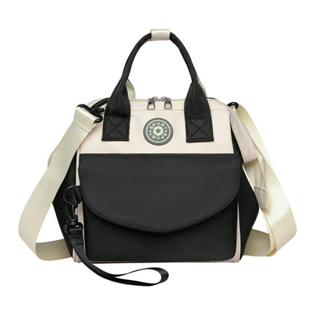 Daiosportswear 9.1x5.5x9.5in Small Cute Diaper Bag Detachable Multifunctional Front Pocket Diaper Bag Cloth Waterproof Spacious Interior Widened Thickened Strap for Moms  Outings Maternal Shoulder Bag