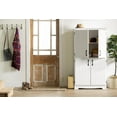 thumbnail image 3 of South Shore Farnel 4-Door Storage Cabinet, in Pure White, 3 of 14