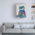 thumbnail image 2 of Trademark Fine Art 'Night Cat 3' Canvas Art by Oxana Ziaka, 2 of 4