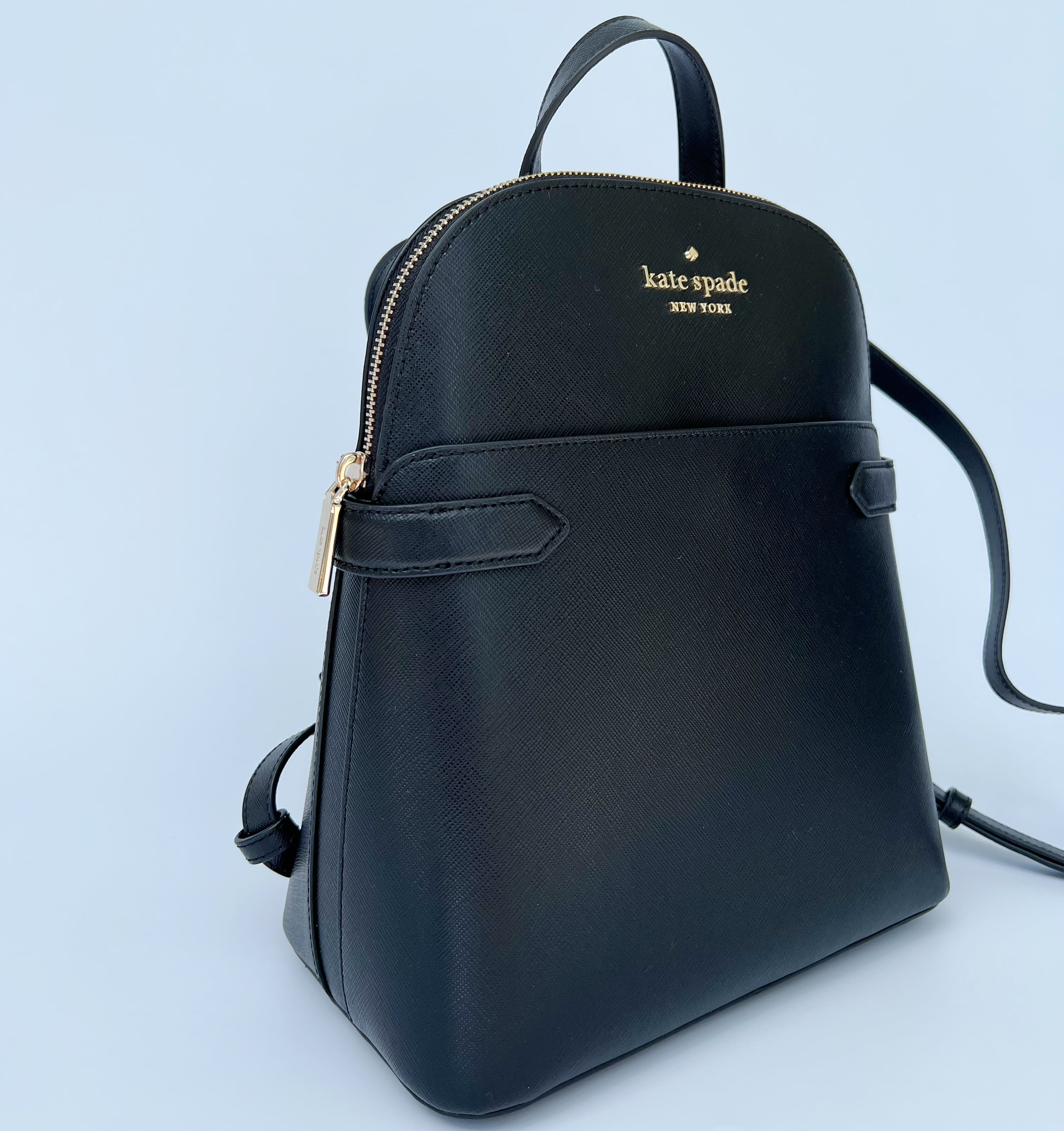 Kate Spade New York Staci Dome Medium Leather Backpack Bag 