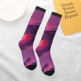 thumbnail image 5 of Balery Mystical Dragon Under Moon Printed Novelty Socks Men's Women's Crew Socks Sports Socks Knee High Socks Cotton Socks Quirky and Cool Socks, 5 of 9