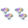thumbnail image 1 of 4 Uds 50 mm/ 2 Pulgadas AB Color Diamante Facetado Cristal Arcoíris Pisapapeles Cristal para Decoración de Oficina en Casa Y Favores de Boda, 1 of 4