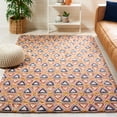 thumbnail image 2 of SAFAVIEH Trace Salazar Geometric Area Rug, Red/Navy, 8' x 10', 2 of 11