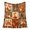 Fox, variant on Flannel Throw Blanket Cute Patchwork Plaid Blanket with Animal Design Soft Lightweight Warm Decorative Lap Throw for Sofa Bed Indoor Relaxing Panda 27.56x39.37Inch