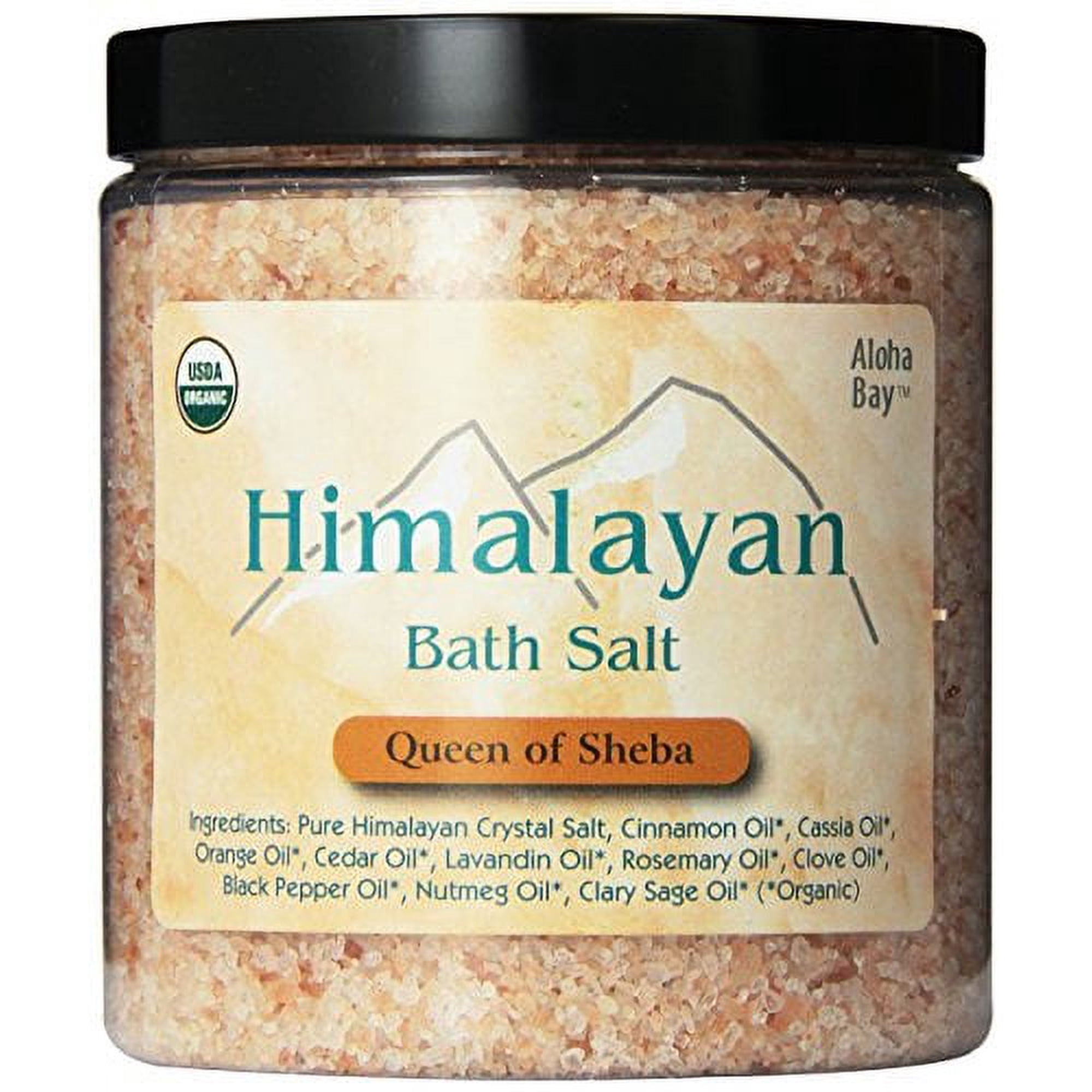 Aloha Bay Himalayan Bath Salts Queen of Sheba 24 oz