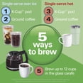 thumbnail image 2 of Hamilton Beach FlexBrew 5-in-1 Coffee Maker, Single Serve & Full Pot Coffee Brewer with Removable Dual-Position 60 oz Water Reservoir, 2 of 11