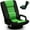 Green;Black, variant on Avocahom Swivel Gaming Floor Chair w/ Armrest Handles, No Assembly gaming chair rocker, Folding Reclining Sofa w/6 Position Adjustable Backrest for Video Games, Watching TV, Reading,Blue