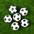 thumbnail image 4 of WINOMO 6pcs 32mm Table Soccer Footballs Replacements Mini Black and White Soccer Balls, 4 of 6