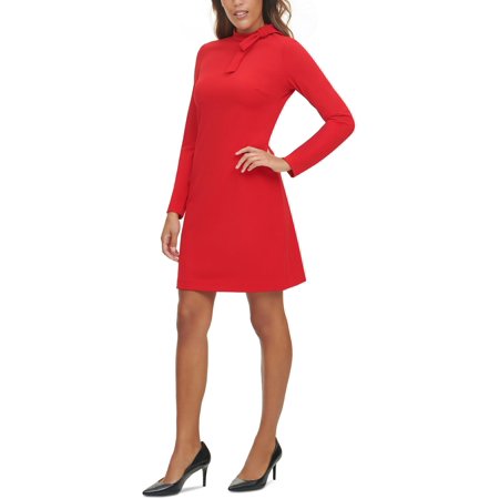 Calvin Klein Womens Petites Slimming Evening Dress