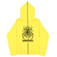 thumbnail image 1 of Sudaderas informales con estampado de calavera Y2k para hombre y mujer, sudaderas con capucha góticas para parejas, sudadera con cremallera de talla grande Harajuku Y2k, 1 of 5
