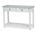 thumbnail image 2 of Sea Winds Coastal Furniture Wood Console Table, White, 2 of 6