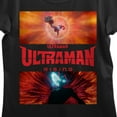 thumbnail image 2 of Ultraman Rising Ultraman Preparing For Attack Women's Black Crew Neck Short Sleeve T-shirt-XS, 2 of 3