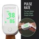 thumbnail image 2 of Oxímetro de pulso HealthSmart para la punta del dedo que muestra la saturación de oxígeno en sangre, la frecuencia cardíaca y la barra de pulso con pantalla LED. Preciso y confiable, color verde., 2 of 5