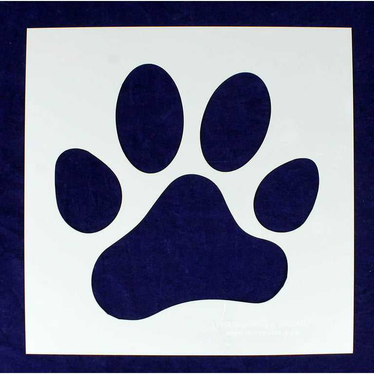 Paw Print Stencil Large Wall Stencils for Painting Nepal
