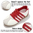 thumbnail image 3 of Knivor Slip On Casual Sneakers for Women Elastic Adjustable Strap Low Top Sneakers Non Slip Gum Sole Lightweight Flat Fashion Casual Shoes, 3 of 9