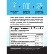 Electrolyte Tablets | No Sugar | 90 Count | Hydration Supplement | With Minerals | by Natures Truth