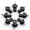 obsidian, variant on 100pcs Natural Stone Quartz Crystal Mushroom Pendants for DIY Jewelry Wholesale-obsidian
