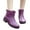 Purple, variant on Mepaouo Rain Boots for Women Waterproof Rubber Fishing Deck Boots Slip on Ankle Garden Shoes