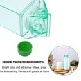 thumbnail image 4 of OUNONA 1Pc Clear Plastic Juice Bottle 500Ml Leakproof Travel Water Bottle Green, 4 of 6