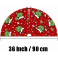 thumbnail image 3 of Christmas Tree Skirt 36 Inches Tree Skirts Mats, Large Christmas Decor Mat Tree Decorations for Decor Holiday Party Indoor Outdoor, 3 of 6