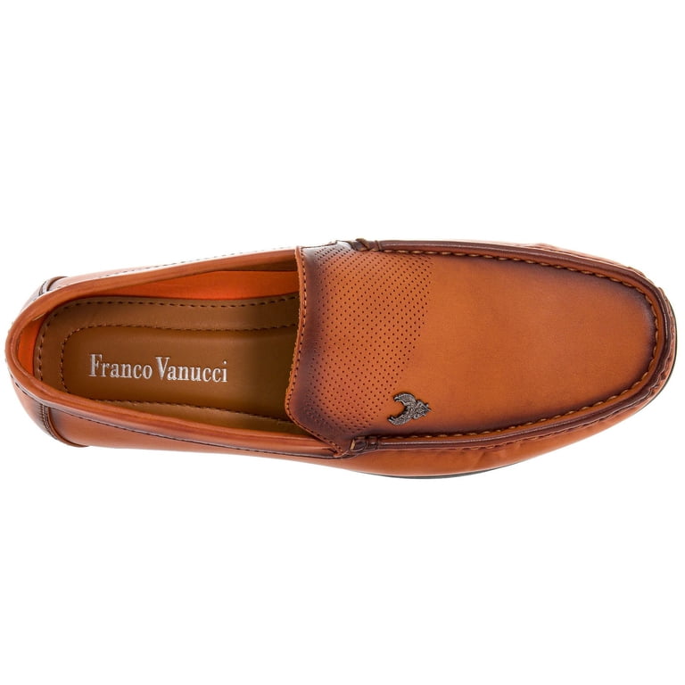 Franco Vanucci Men\'s 11 Brown Loafer Slip On Shoes Men main image 2