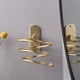 thumbnail image 4 of Sywqhk Haartrocknerhalter Gebläsehalterung zum Aufhängen von Badezimmerzubehör (Gold) Sywqhk Para estrenar, 4 of 9