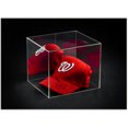 thumbnail image 4 of Deluxe Acrylic Baseball Cap Display Case Gold Risers, Mirror, Turf Base Wall Mount (A006-GR), 4 of 8