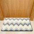 thumbnail image 6 of Indoor Doormat 20"x 32", Absorbent Front Back Door Mat Floor Mats, Rubber Backing Non Slip Door Mats Inside Entrance Door Runner Rug Mud Dirt Trapper, Machine Washable Low Profile-Grey Time Cloister, 6 of 6