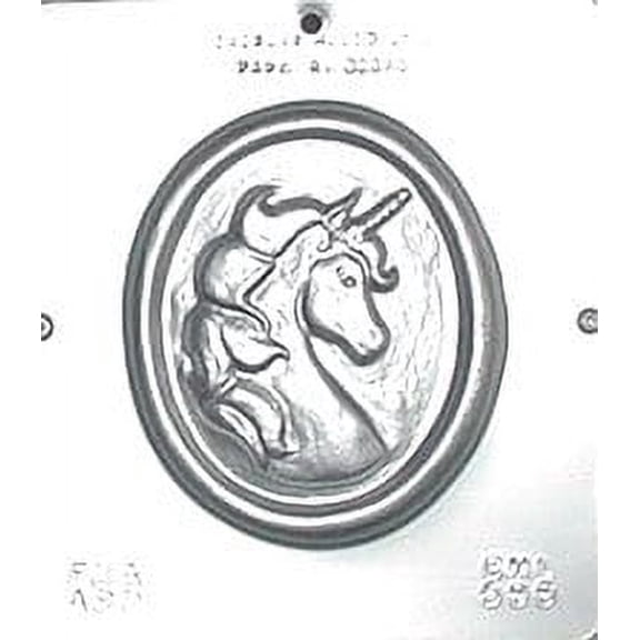 588 Unicorn Plaque Chocolate Candy Mold