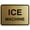 Brushed Gold, variant on Signs ByLITA Classic Framed Ice Machine Sign - Easy Installation | Durable Wall or Door Sign (Brushed Gold) - Small