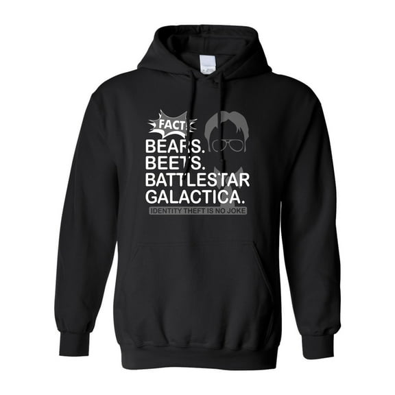 Adult Bears Beets Battlestar Galactica Sweatshirt Hoodie