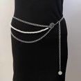 thumbnail image 1 of Cadena de cintura con colgante de aleación de joyería con forma de sol, luna y estrella, cadena de cuerpo de temperamento retro de moda para mujer, 1 of 6