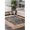 thumbnail image 4 of nuLOOM Floral Print Traditional Area Rugs, Blue, 4 of 7