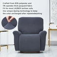 thumbnail image 2 of Stretch Recliner Chair Slipcover Elastic Full Coverage Solid Color Sofa Cover Replacement for LAZBOY, Carbon Grey, 2 of 9