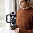 thumbnail image 2 of Gifts for Son - 30 oz Stainless Steel Tumbler with Handle and Straw - To My Son Birthday Gifts from Mom Dad, Graduation Christmas Gifts for Grown Son, Adult Son Gift Ideas, 2 of 5