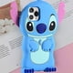 thumbnail image 5 of Funda Katea para iPhone 11, diseño de Lilo y Stitch en 3D, silicona suave y única, con personajes de animales, a prueba de golpes, para niños y niñas., 5 of 5