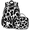 Multicolour 4, variant on Cow Print Western Large Backpack Set with Lunch Box Lightweight Water Resistant Travel Laptop Backpacks Casual Daypacks for Women Men