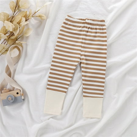 

Hunpta Infant Newborn Baby Boys Girls Striped Patchwork Pants Trousers Leggings Outfits Clothes
