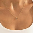 thumbnail image 3 of Cross Necklace for Women，14K Gold Plated Cross Necklace Layered Gold Cross Necklace Tiny Sideway Cross Choker Necklace Gold Cross Necklaces for Women Trendy Gold Jewelry Gifts for Women Trendy, 3 of 13