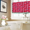 thumbnail image 3 of Boho Kitchen Valances for Windows, Farmhouse Tier and Valance Short Curtains for Bathroom, Living Room, Bedroom, 3 of 4