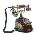 thumbnail image 4 of Mkyiongou Vintage Telephone European Style Antique Handset Old Fashioned Rotary Dial Phone, 4 of 8