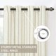 thumbnail image 4 of Cortinas DriftAway 132x244 cm Mezcla de Lino Opacas Beige, 4 of 8