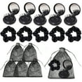 thumbnail image 7 of 15Pcs Sleepover Party Supplies for Girls- Pink Party Favors, Include Folding Air Cushion Comb, Mirror, Hair Band & Organza Bag, Pink & Black, Ideal for Wedding, Teen Party, Birthday Celebration Gifts, 7 of 7