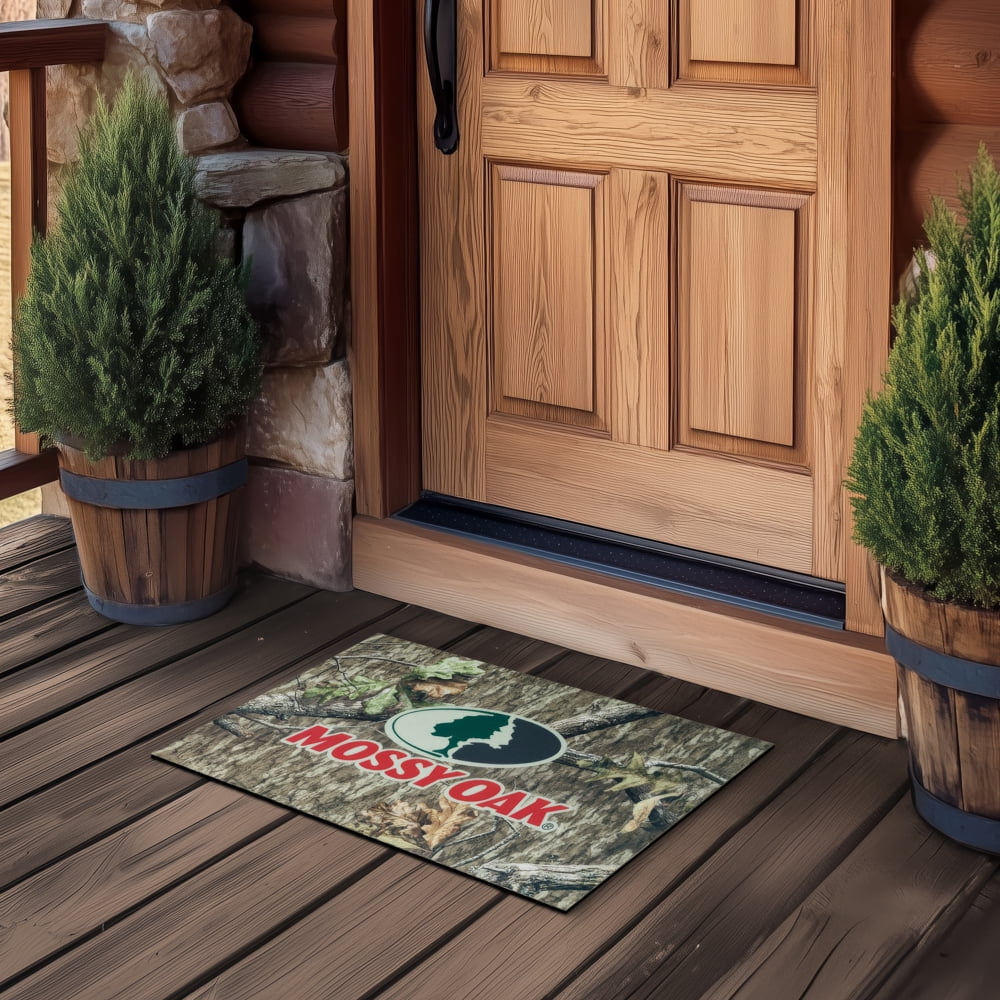 Mossy Oak Country Roots Indoor/Outdoor Non-Slip Waterproof Doormat, 18 in x 30 in