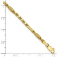 thumbnail image 2 of 14k Yellow Gold Bracelet Chain Styles Rope Women's 3 mm 8 in Diamond-cut Milano with Lobster Clasp, 2 of 2